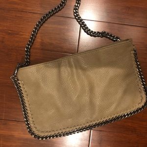 Carlos Leather and Chain Bag